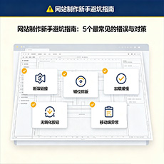 合肥建站-网站制作新手避坑指南：5个最常见的错误与对策