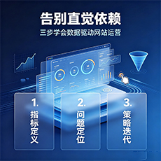 合肥建站-告别直觉依赖：三步学会数据驱动网站运营