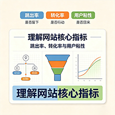 合肥建站-理解网站核心指标：跳出率、转化率与用户粘性